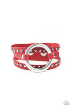 Load image into Gallery viewer, Studded Statement-Maker - Red
